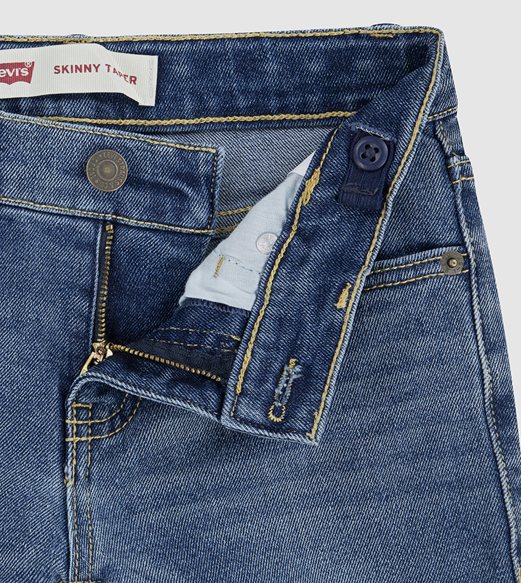 Washed Skinny Taper Fit Jeans