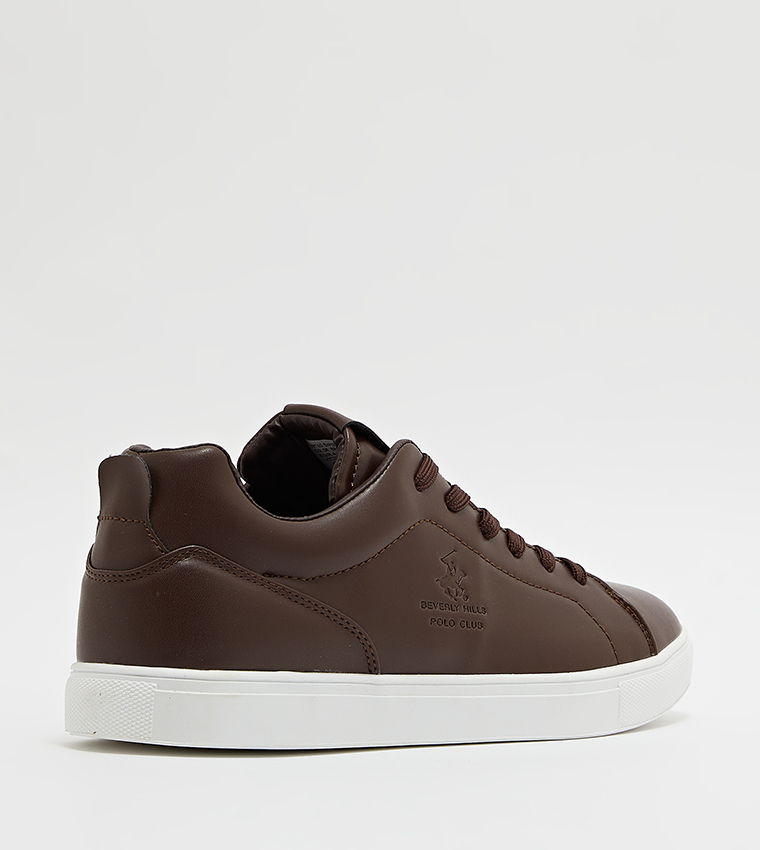 Logo Detail Lace-Up Casual Shoes
