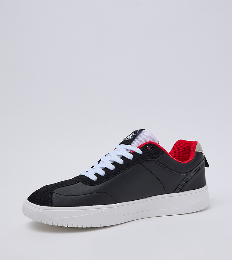 Round Toe Lace-Up Sneakers