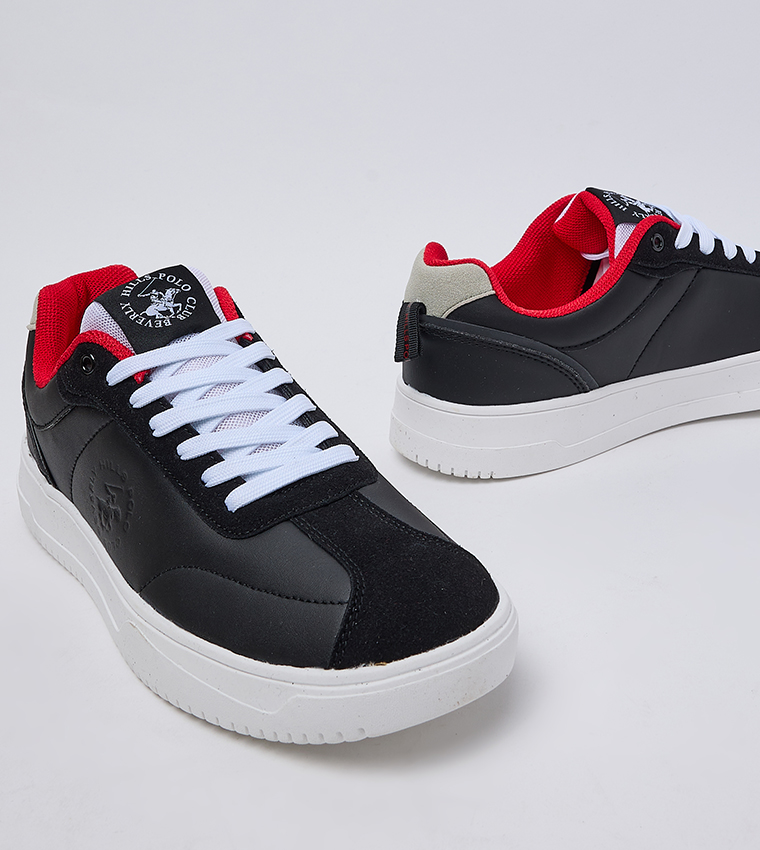 Round Toe Lace-Up Sneakers