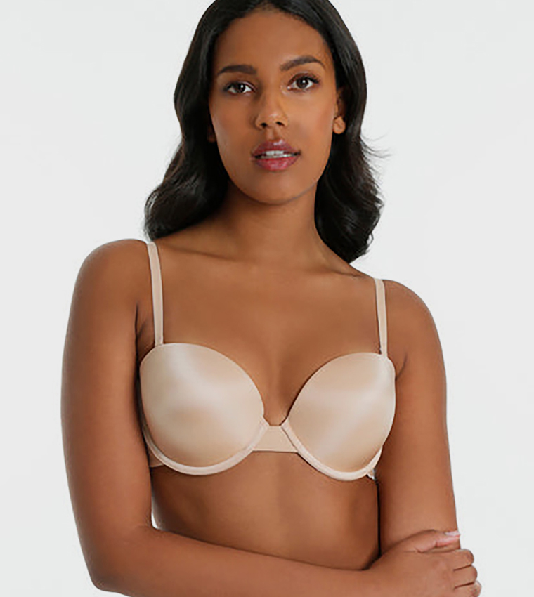 Solid Padded 6-Way Plunge Bra
