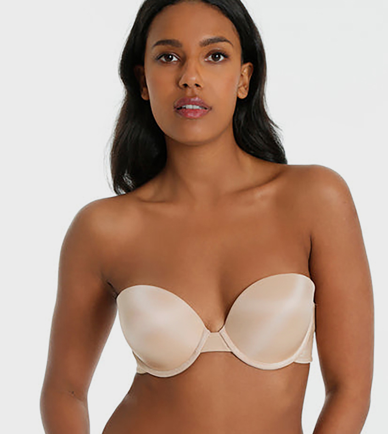 Solid Padded 6-Way Plunge Bra