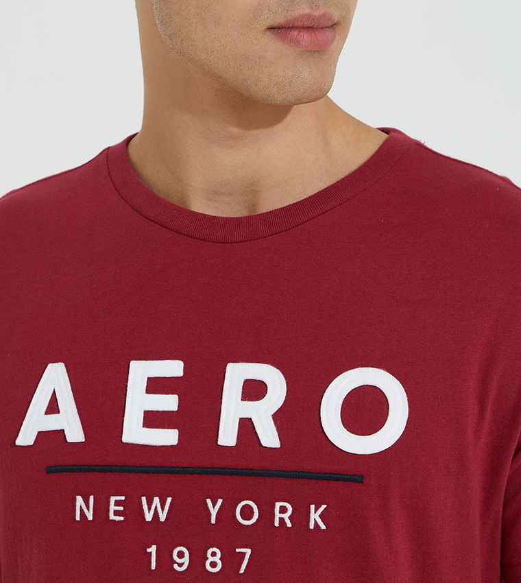 Buy Aeropostale Aero Multi Technique Print T Shirt In Red ..., حجم الصورة 760x850