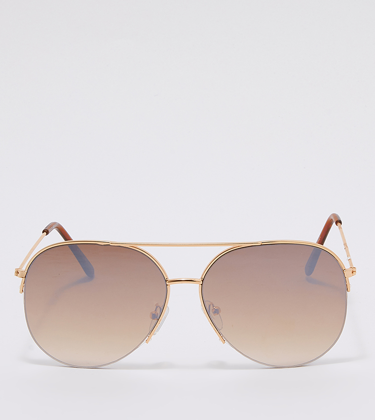Full Rim Aviator Sunglasses
