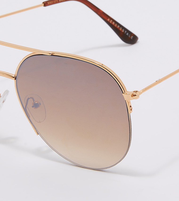 Full Rim Aviator Sunglasses