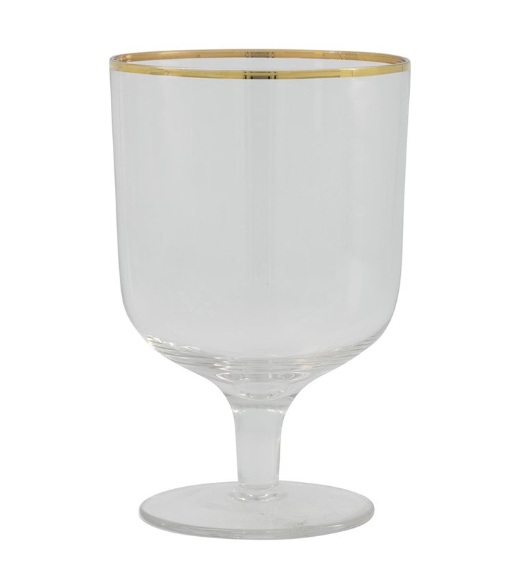Wineglass Bergen Golden Border - Gold