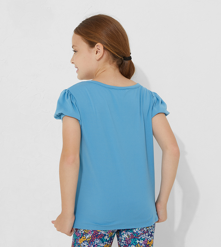 Aero Kids Girls Short Sleeves Top