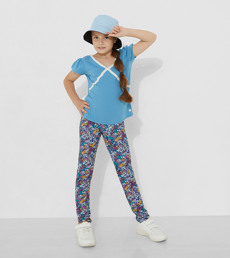 Aero Kids Girls Short Sleeves Top