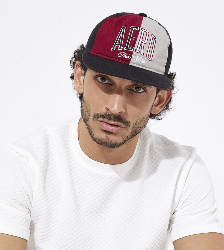 Aero Logo Detail Color Block Baseball Cap
