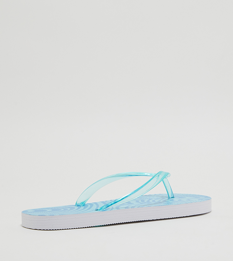 Aeropostale Girl's Tonal Swirled Flip-Flops