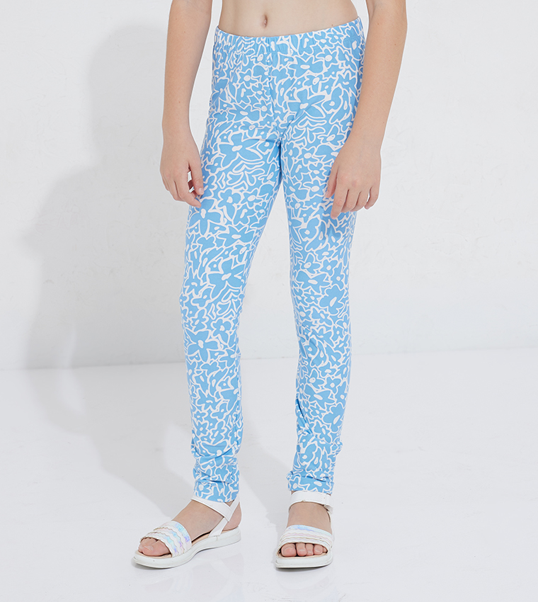 Aero Girl's Pack of 2 Printed Leggings