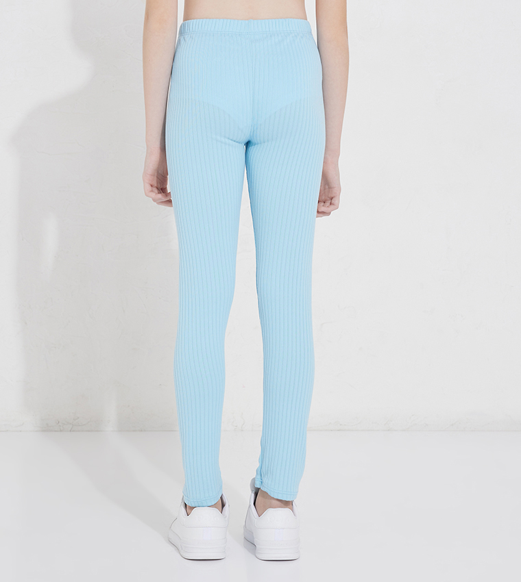 Pack of 2 Aero Girls Ribbed Knitted Pants
