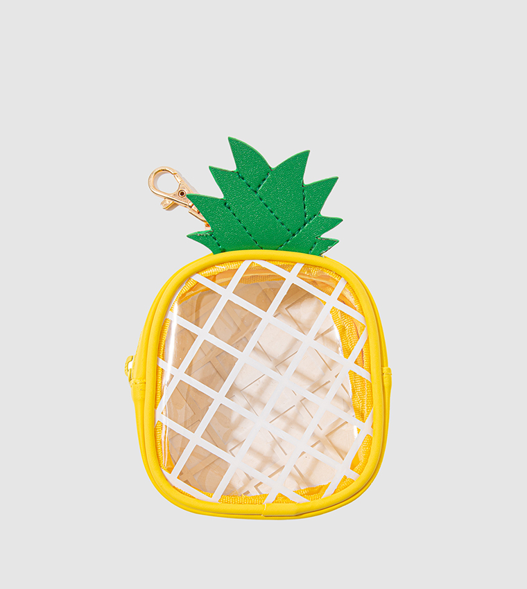 Buy Mavi Pineapple Keychain In Yellow