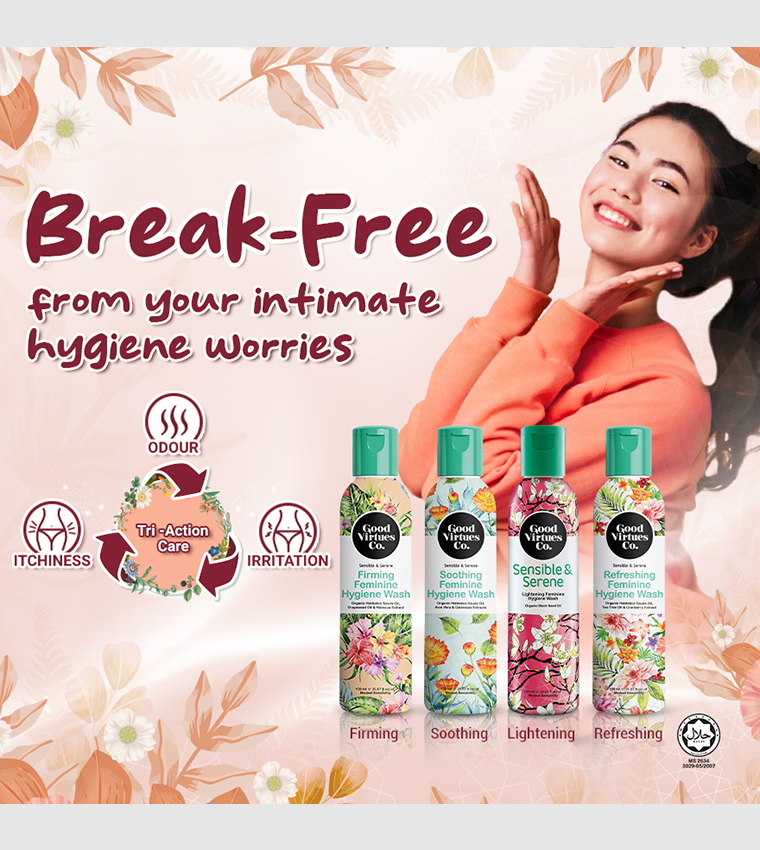 Good Virtues Co Lightening Feminine Hygiene Wash 150ml, 43 OFF