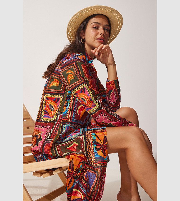 Oversized 2024 kimono dress