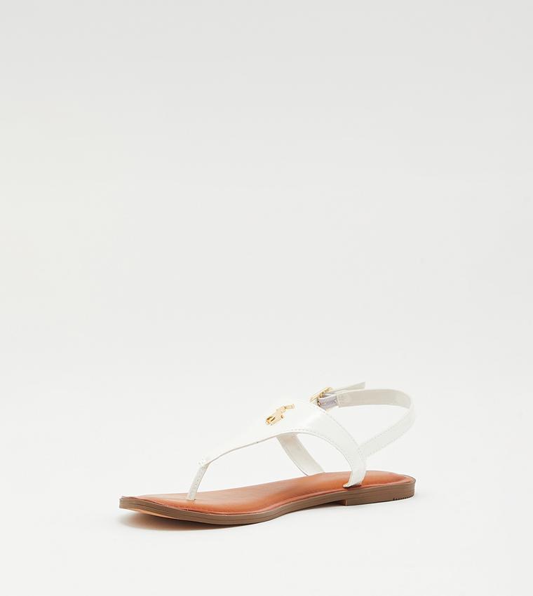 Ralph lauren flat sandals deals