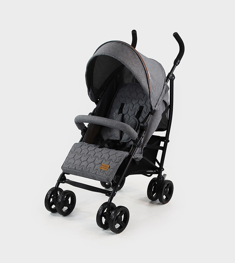 Buy R B Kids Galaxy Quilted Baby Stroller In Grey 6thStreet Qatar