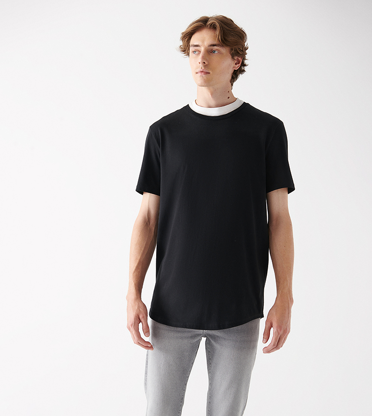Buy Mavi Solid Crew Neck T Shirt In Black 6thStreet UAE