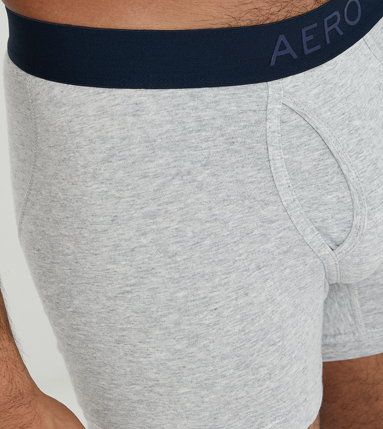 Rubberized Logo Knit Boxer Briefs