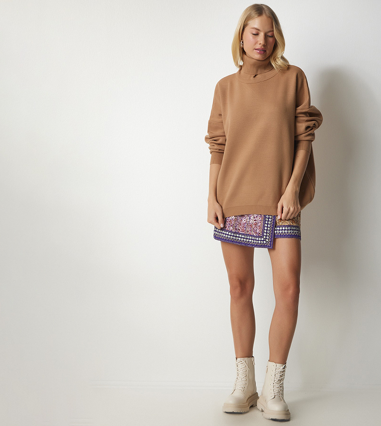 Oversized turtleneck outlet sweater h&m