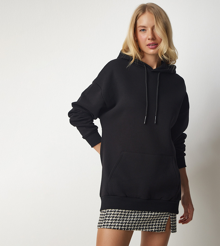 Life Lounge Oversized Hoodie Black – LC