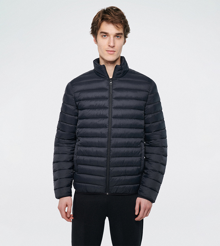 Mock Neck Puffer Jacket