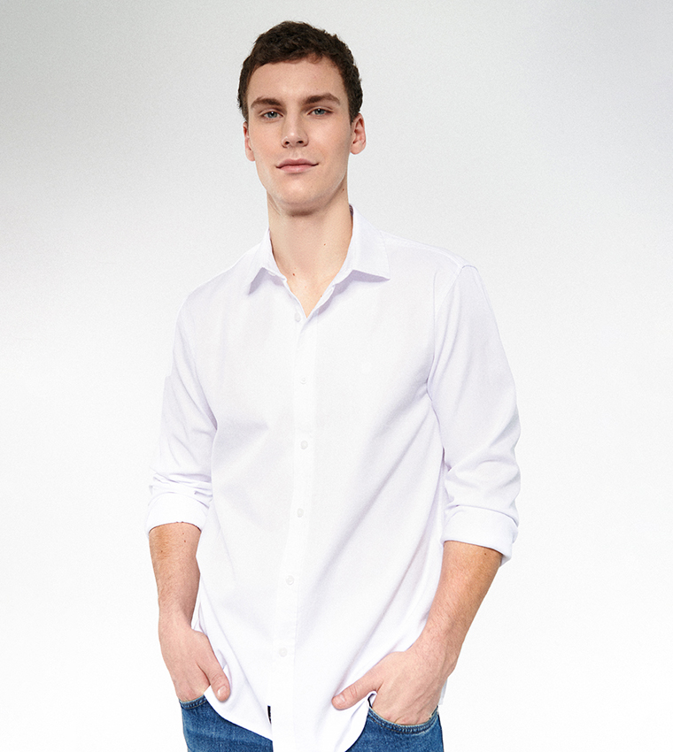 Solid Classic Collar Shirt