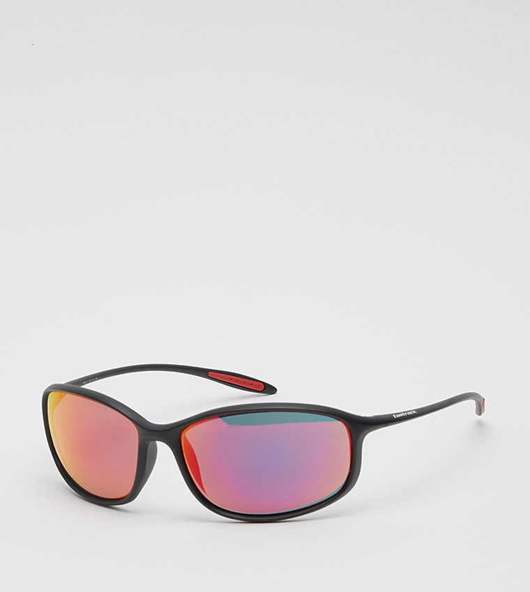 Buy Fastrack Mirrored Sports Sunglasses In Black 6thStreet UAE