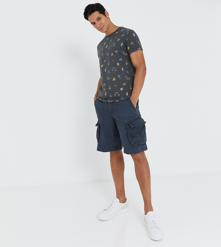 Bermudas Army Green Aeropostale Pour Homme - Taille 32, 100% Coton - Neuf Avec étiquettes