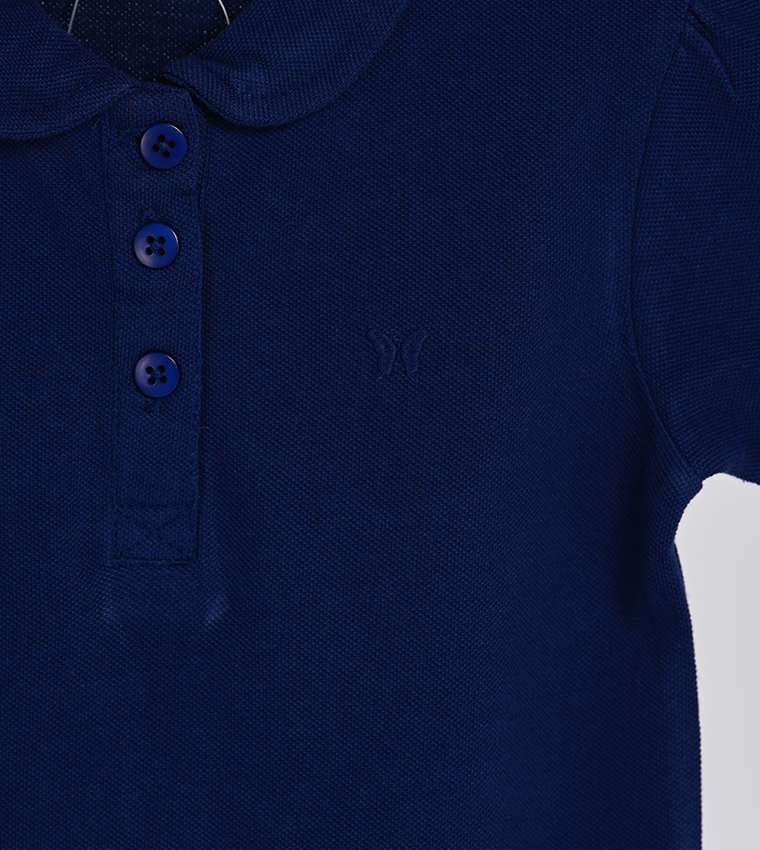 Embroidered Short Sleeves Polo T-Shirt