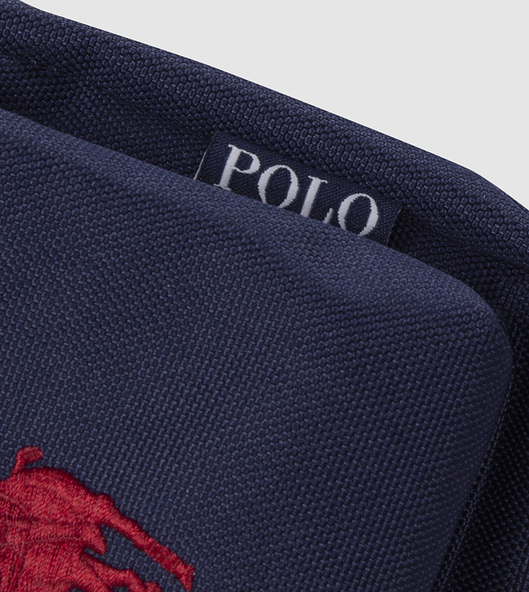 Logo Embroidered Festival Crossbody Bag