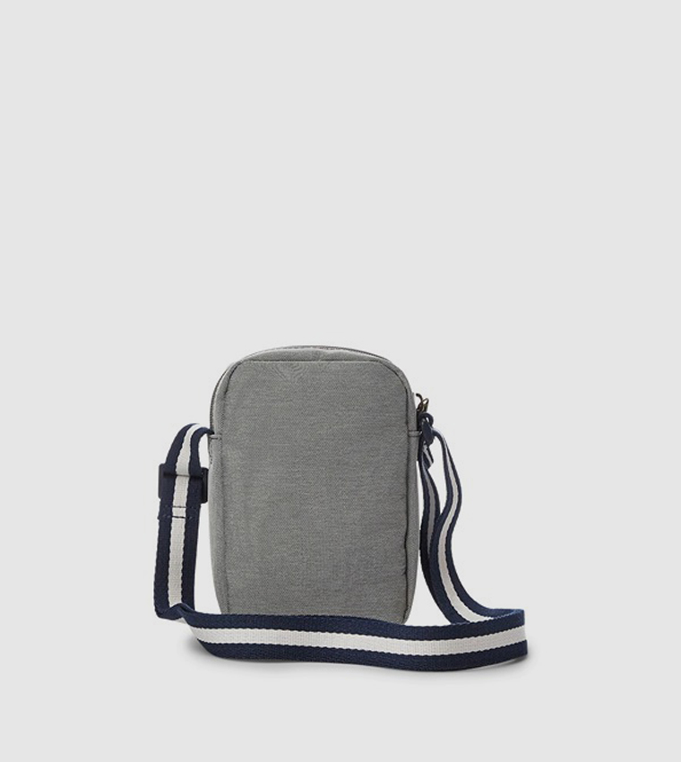 Logo Embroidered Festival Crossbody Bag