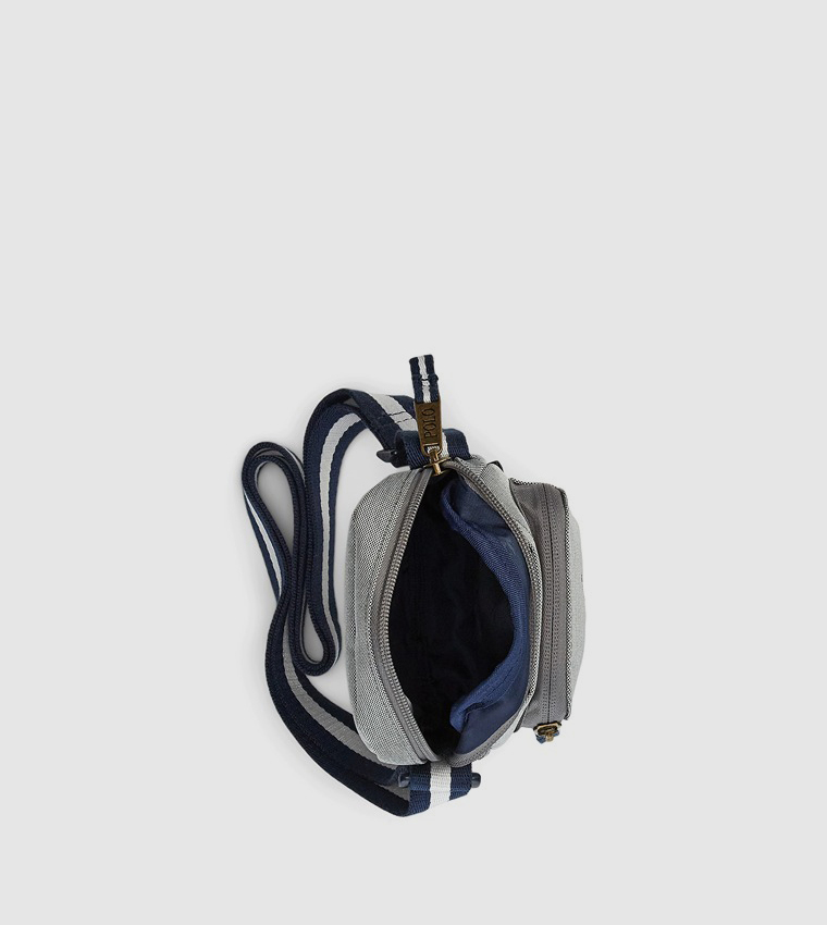 Logo Embroidered Festival Crossbody Bag