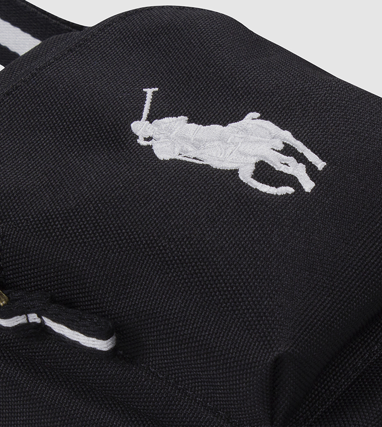 Logo Embroidered Festival Crossbody Bag