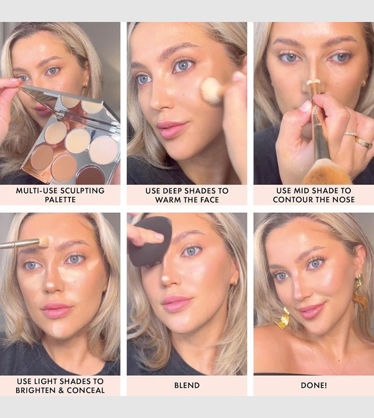 6-Piece Multiuse Sculpting Palette