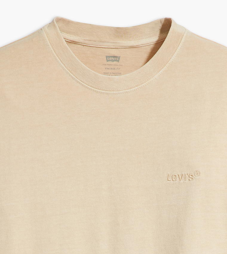 Logo Detail Tab Vintage T-Shirt