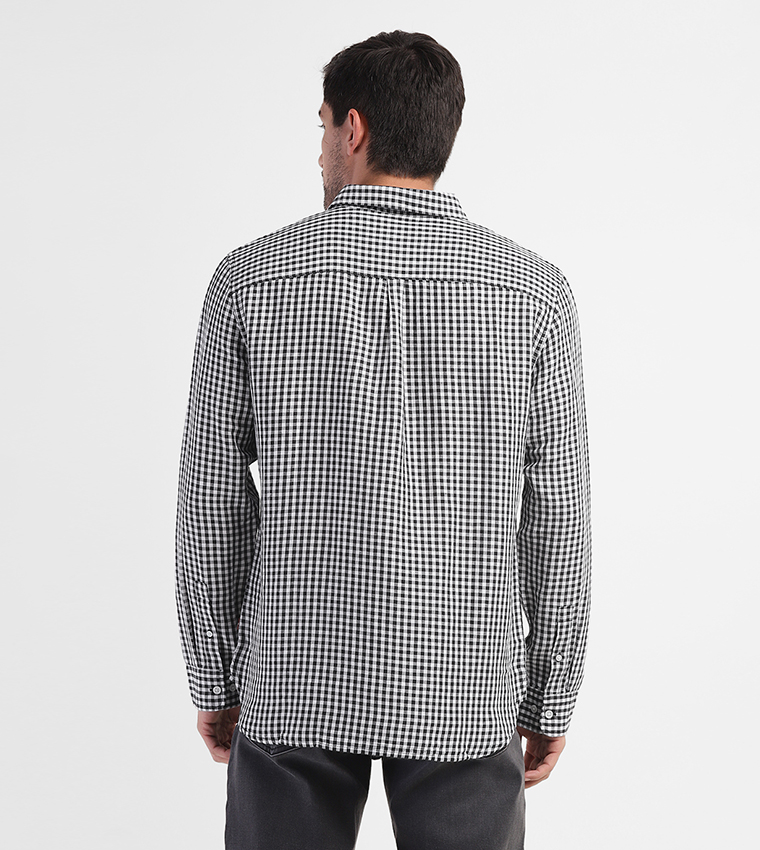 Levi's Ombre Check Long Sleeve Heavy Flannel Check Shirt Men's M / eaa522083 main image 1