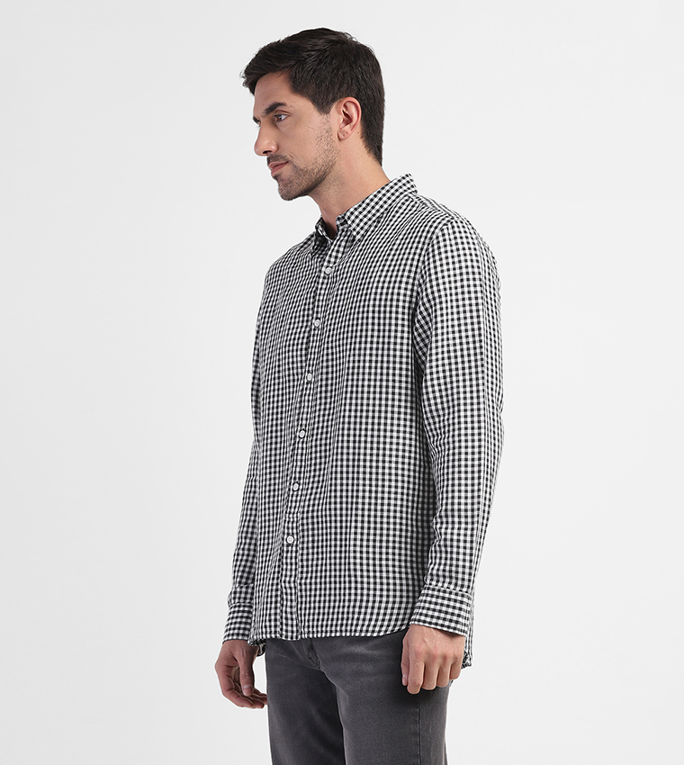 Levi's Ombre Check Long Sleeve Heavy Flannel Check Shirt Men's M / eaa522083 main image 0