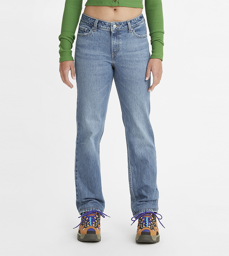 Buy Levi's Low Pitch Straight Fit Jeans In Blue | 6thStreet Kuwait