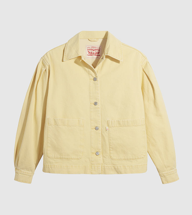 Esther Modern Cotton Jacket - Yellow