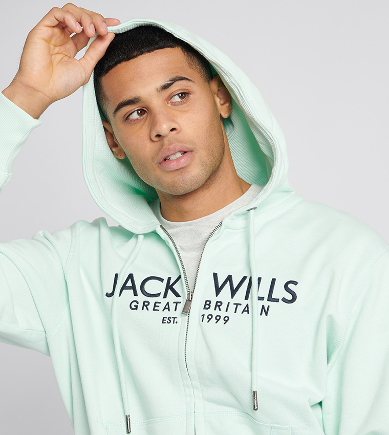 Jack wills pinebrook hot sale zip through hoodie