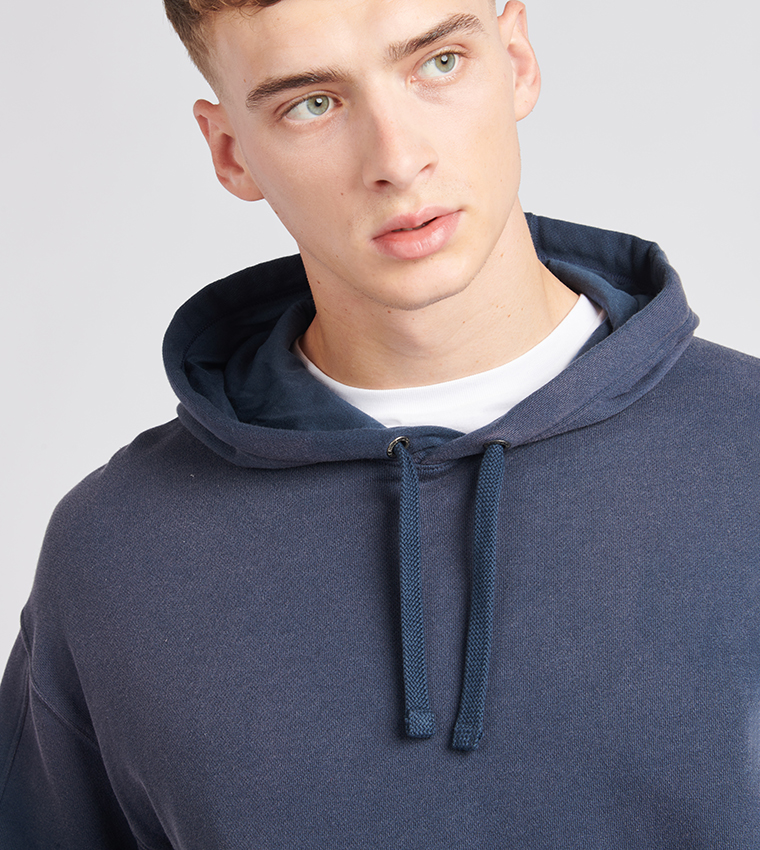 Buy Jack Wills Washed Relaxed Fit Hoodie In Navy 6thStreet Kuwait