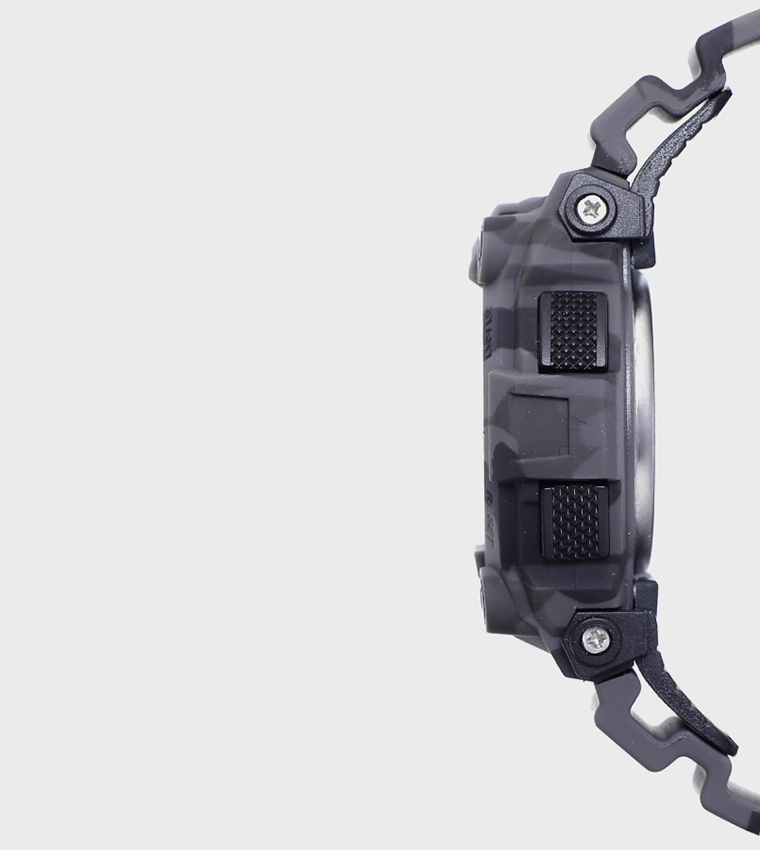 Camo Patterned Digital Watch