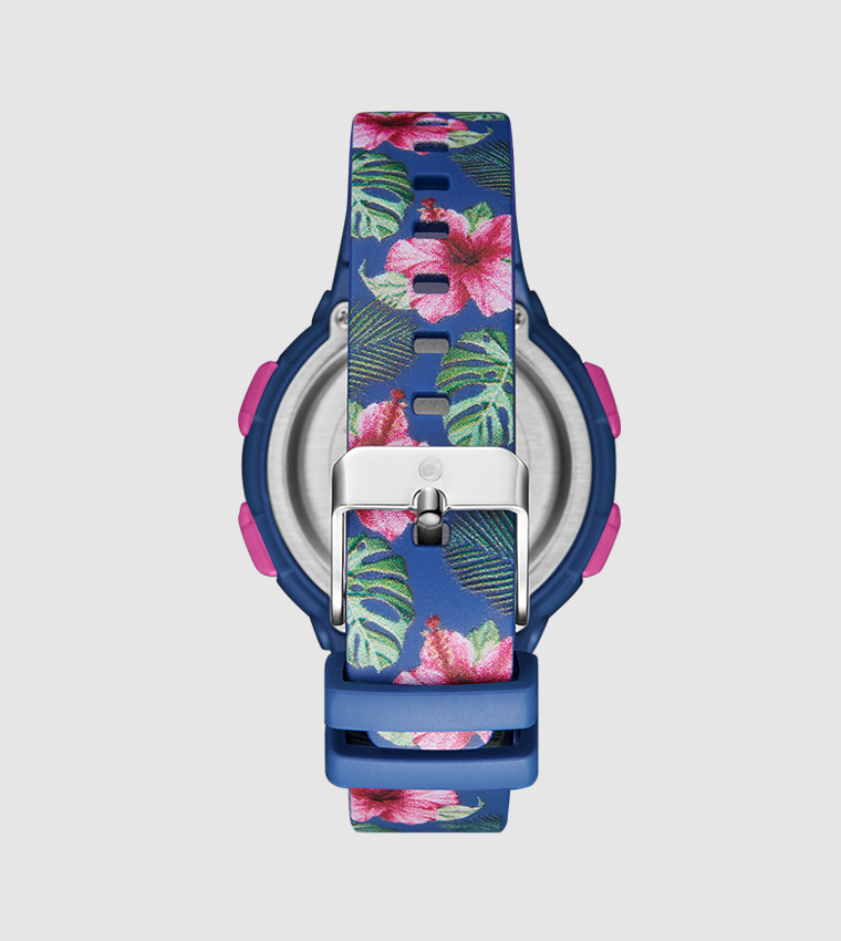 Buy Astro Floral Printed Strap Digital Watch In Dark Blue | 6thStreet Qatar