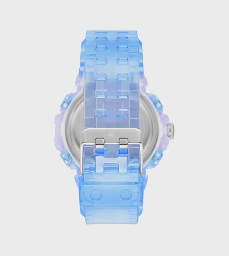Blue Dial Digital Watch