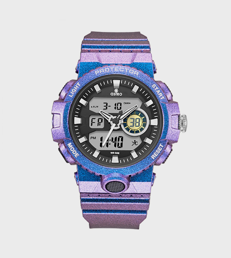 Black Dial Digital Watch