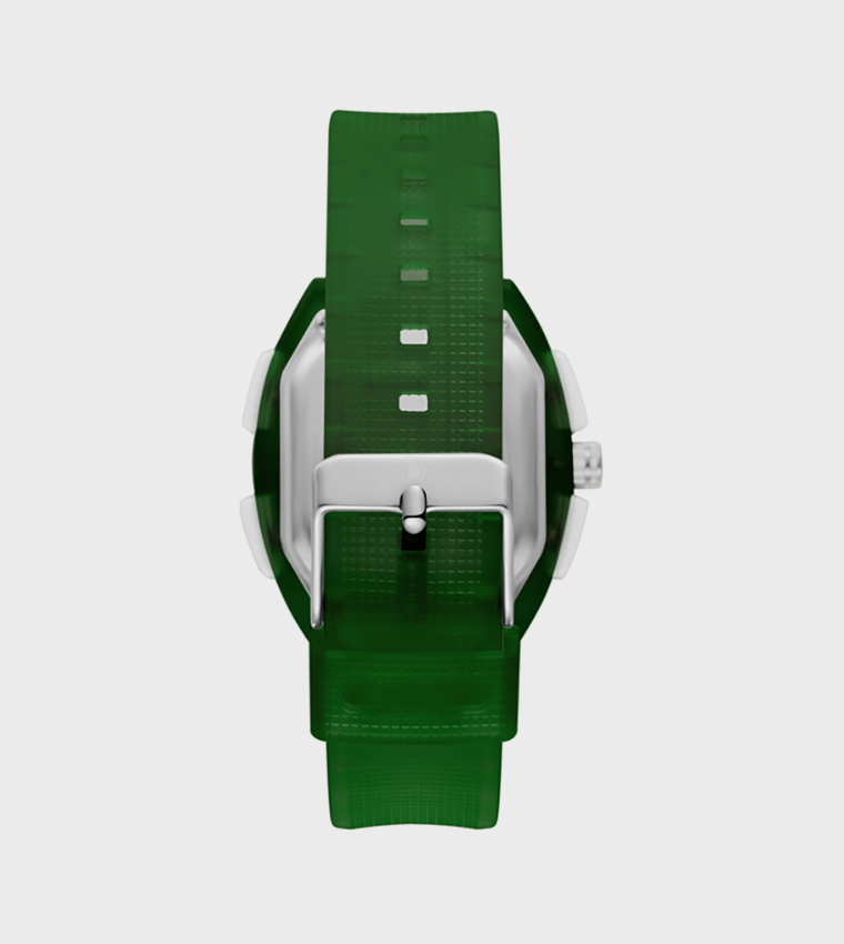 White Dial Digital Watch
