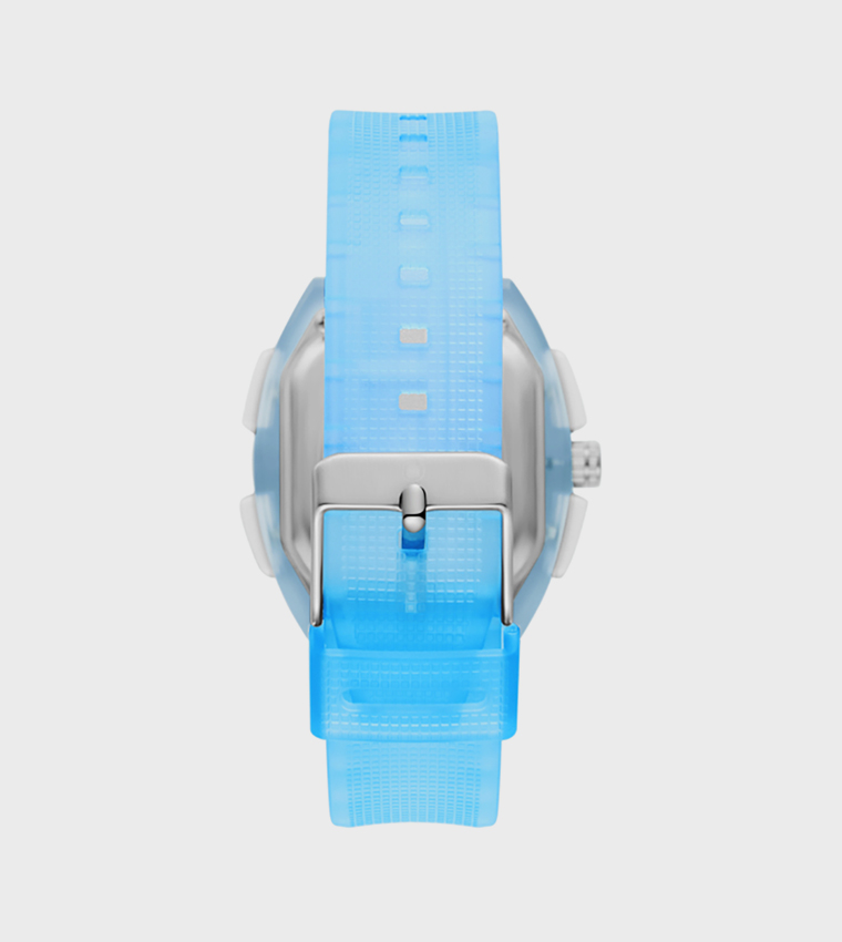 Blue Dial Digital Watch