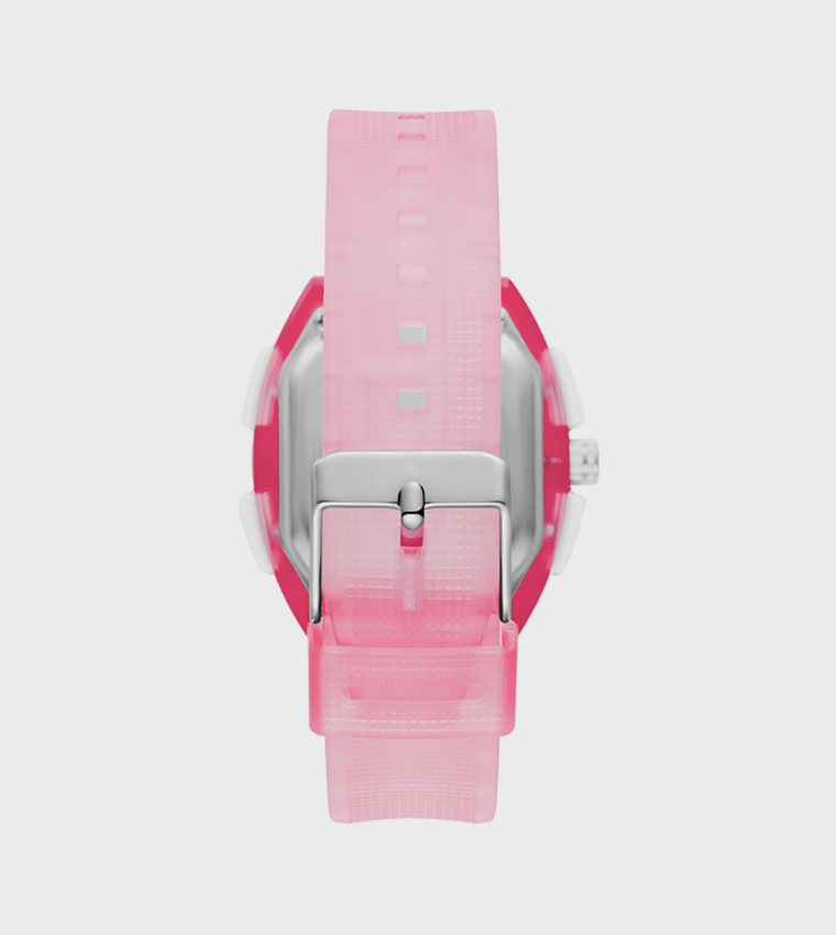 Pink Dial Digital Watch