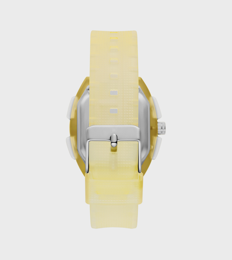 White Dial Digital Watch